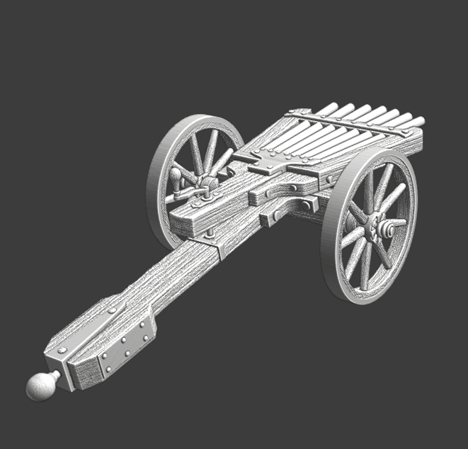 Medieval organ/multi barrel gun